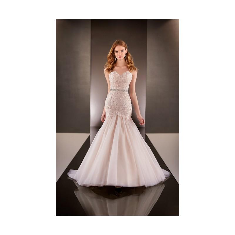 Mariage - Sexy Trumpet/Mermaid Sweetheart Crystal Detailing Lace Sweep/Brush Train Tulle Wedding Dresses - Dressesular.com