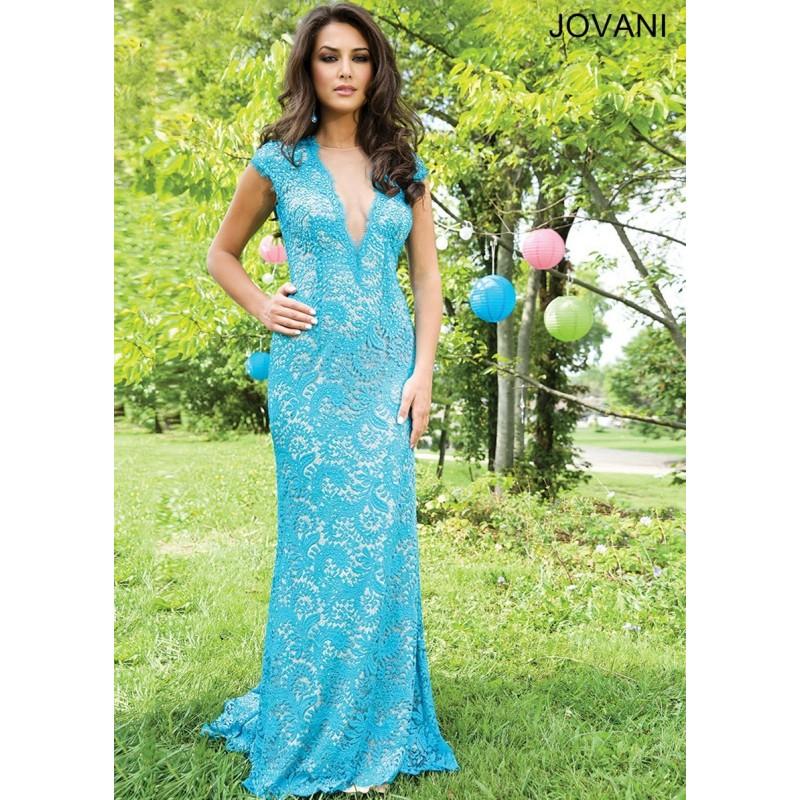 Hochzeit - Jovani 78450 Open Back Dress - 2017 Spring Trends Dresses