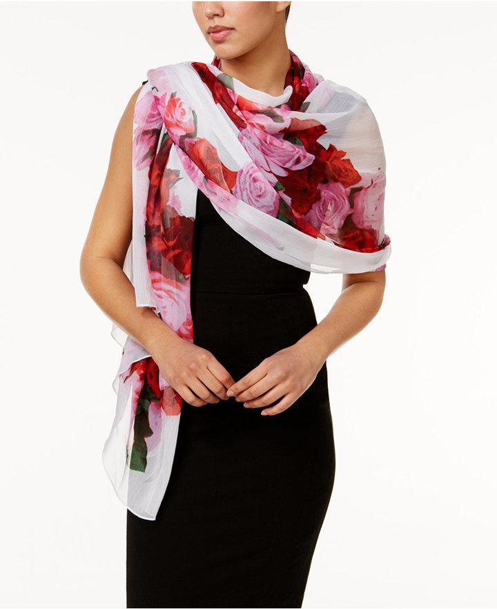 Hochzeit - INC International Concepts Floral Heart Evening Wrap, Only at Macy's
