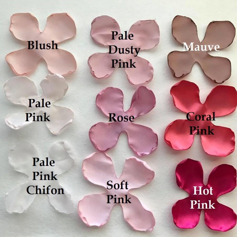زفاف - 6 Color Swatches - Color Chart - Color Swatch - Fabric Flower, Singed Flowers, Satin Flowers, Craft Flowers