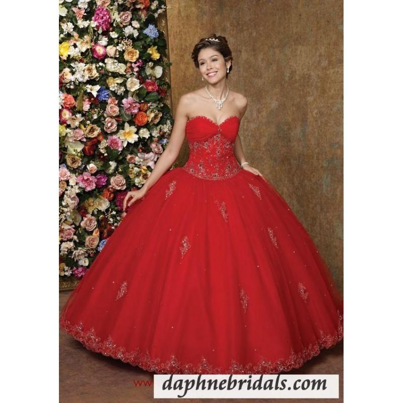 زفاف - Mori Lee quinceanera/Vizcaya ball gowns Style 87015 Tulle - Compelling Wedding Dresses