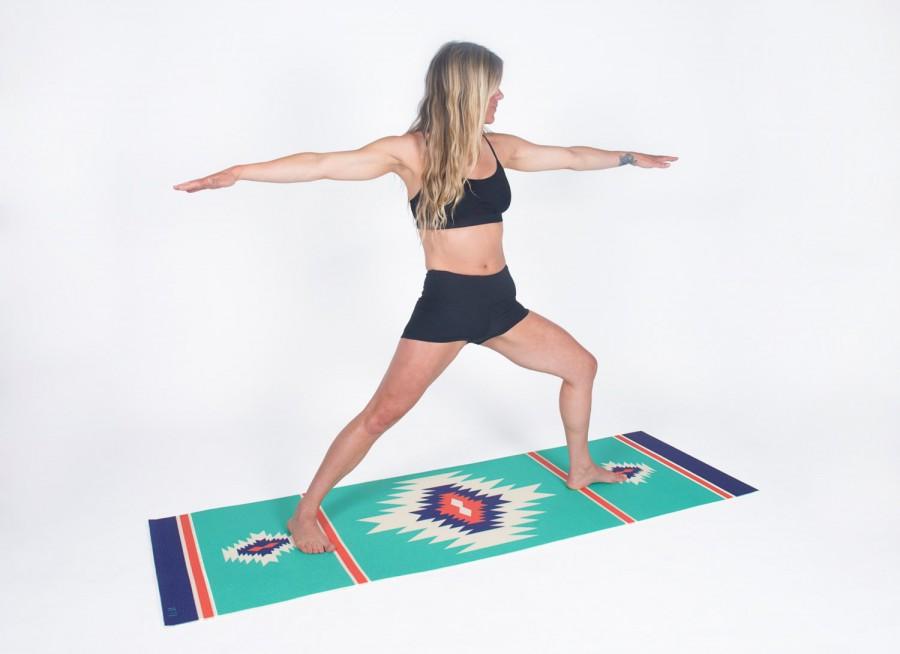 Hochzeit - The Rowan - Southwest Design Yoga mat bridesmaids gift idea for a health nut health and well being fitness mat