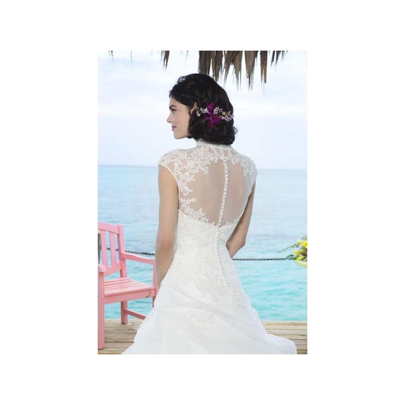 Свадьба - Vestido de novia de Sincerity Modelo 3797_009 - 2014 Princesa Con mangas Vestido - Tienda nupcial con estilo del cordón