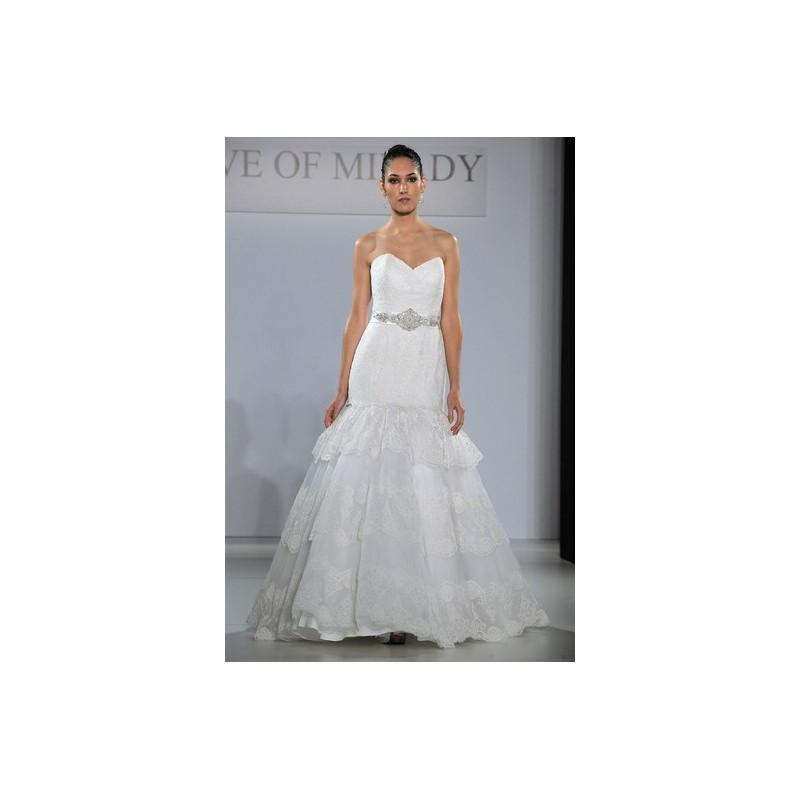 زفاف - Eve of Milady FW13 Dress 6 - Full Length Sweetheart White Fall 2013 Eve of Milady Fit and Flare - Nonmiss One Wedding Store
