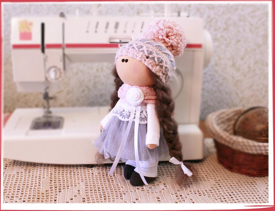 Mariage - Rag dolls handmade OOAK art doll unique toy doll new home cheap disney toys new baby gift cloth doll home furnishing decoration small people