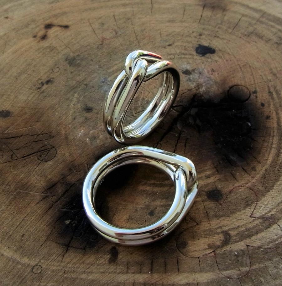 Mariage - Alternative wedding rings. Couple Promise Ring. His and hers rings. His and his. Hers and hers. Couple Rings in Sterling Silver. Rings set