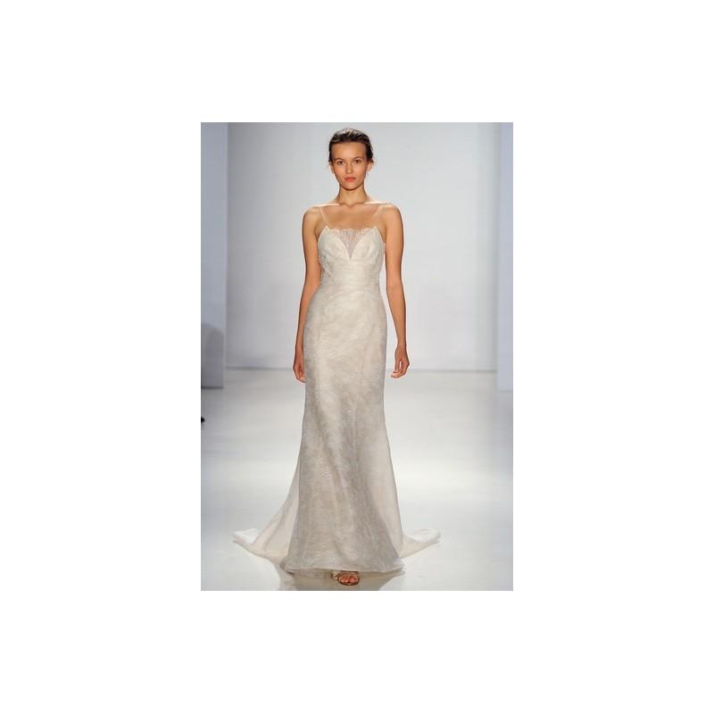 زفاف - Christos Fall 2015 Dress 6 - Sleeveless Fit and Flare Christos Full Length Ivory Fall 2015 - Nonmiss One Wedding Store
