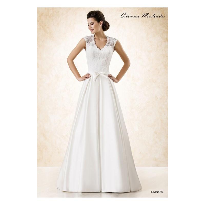 Свадьба - Vestido de novia de Carmen Machado Modelo CMN430 - Tienda nupcial con estilo del cordón