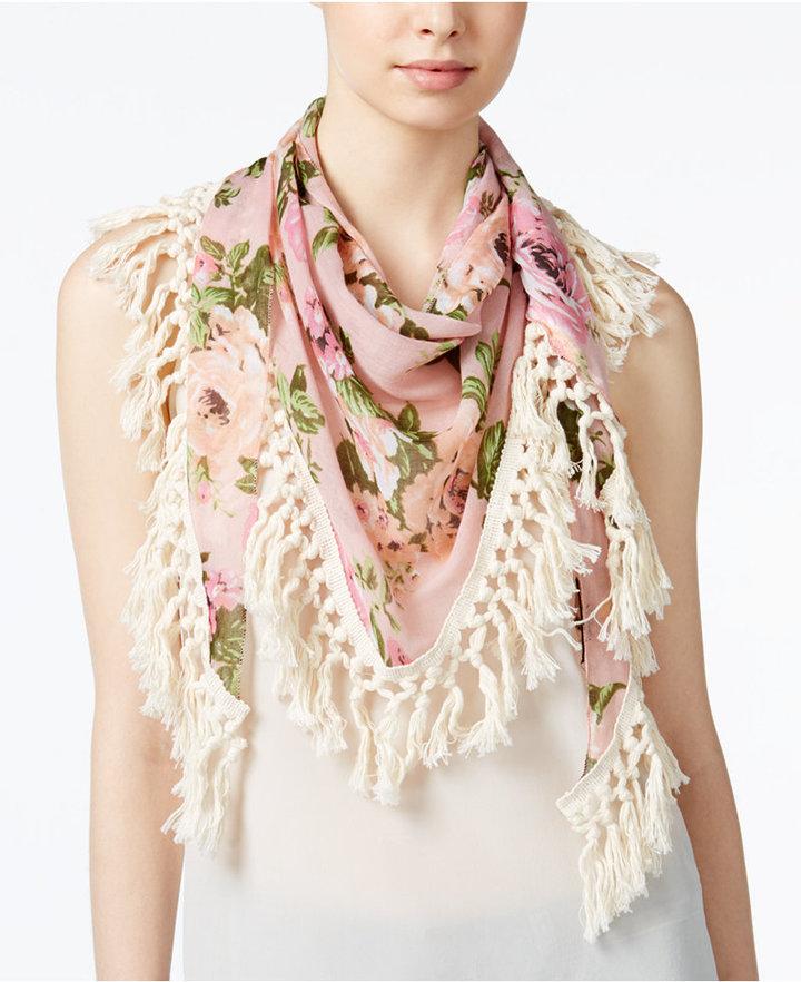 Mariage - Steve Madden Keep Blooming Triangle Scarf