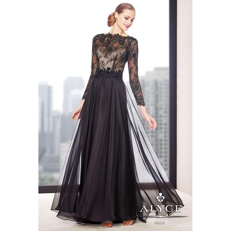 Mariage - Alyce Black Label 29723 Black,Champagne,Heather Dress - The Unique Prom Store