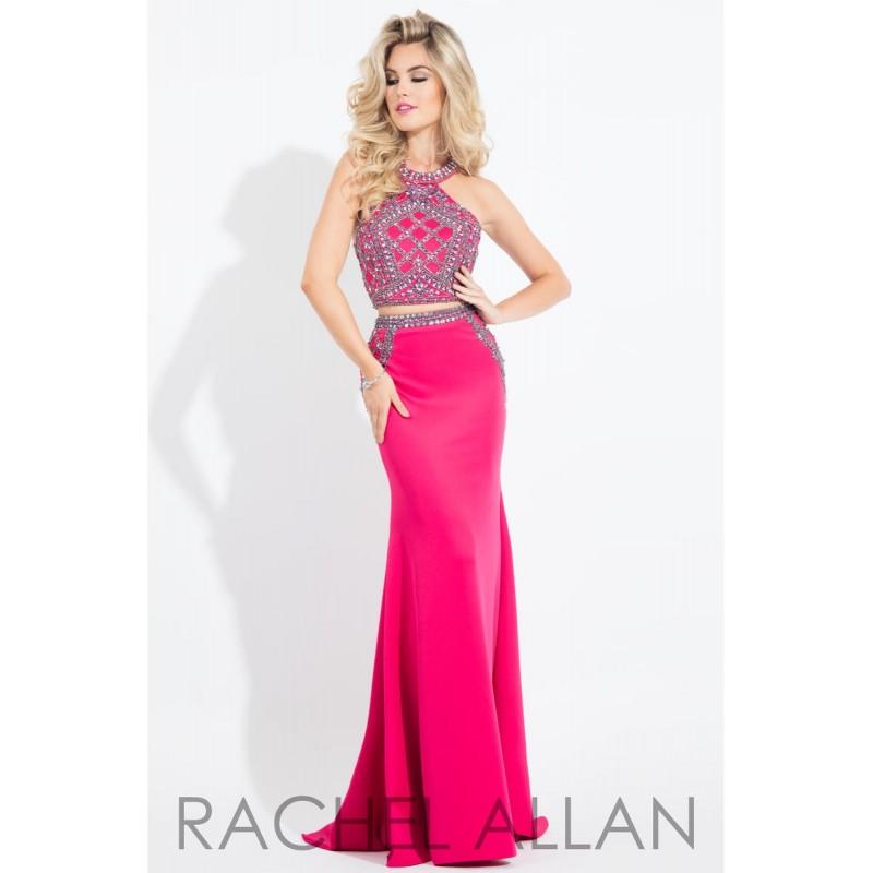 Hochzeit - Fuchsia Rachel Allan Prom 7646  Rachel ALLAN Long Prom - Elegant Evening Dresses