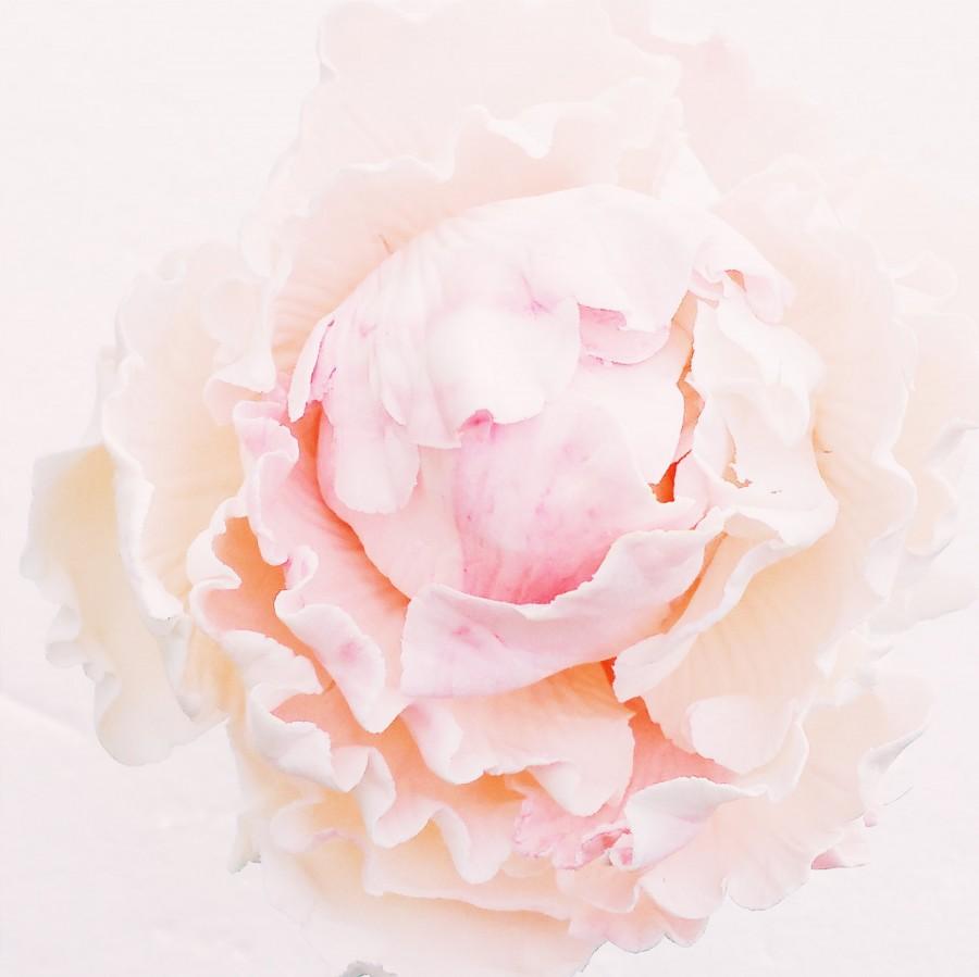 Hochzeit - Large Sugar Peony Cake Topper - The Hermione
