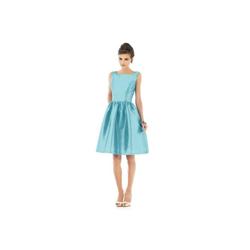 Mariage - Alfred Sung by Dessy D518 Full Skirt Short Bridesmaid Dress - Crazy Sale Bridal Dresses