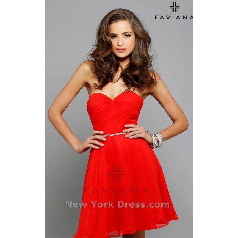 Hochzeit - Faviana 7654 - Charming Wedding Party Dresses