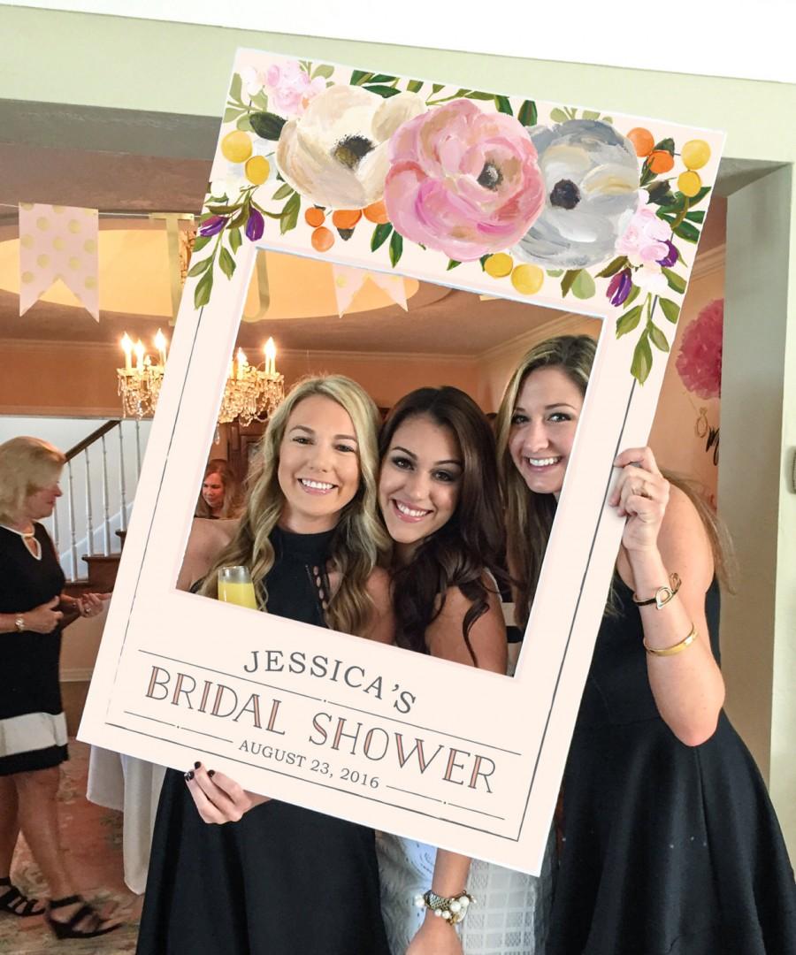 Wedding - Bridal Shower Photo Prop - Wedding Photo Prop - Sweet Blooms Photo Prop - DIGITAL FILE - Baby Shower Photo Prop - Printed Option Available