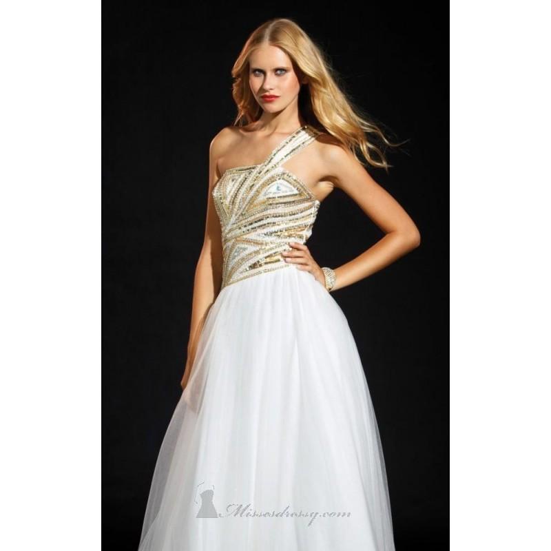 زفاف - One Shoulder Long Dress by Terani Couture Prom - Color Your Classy Wardrobe