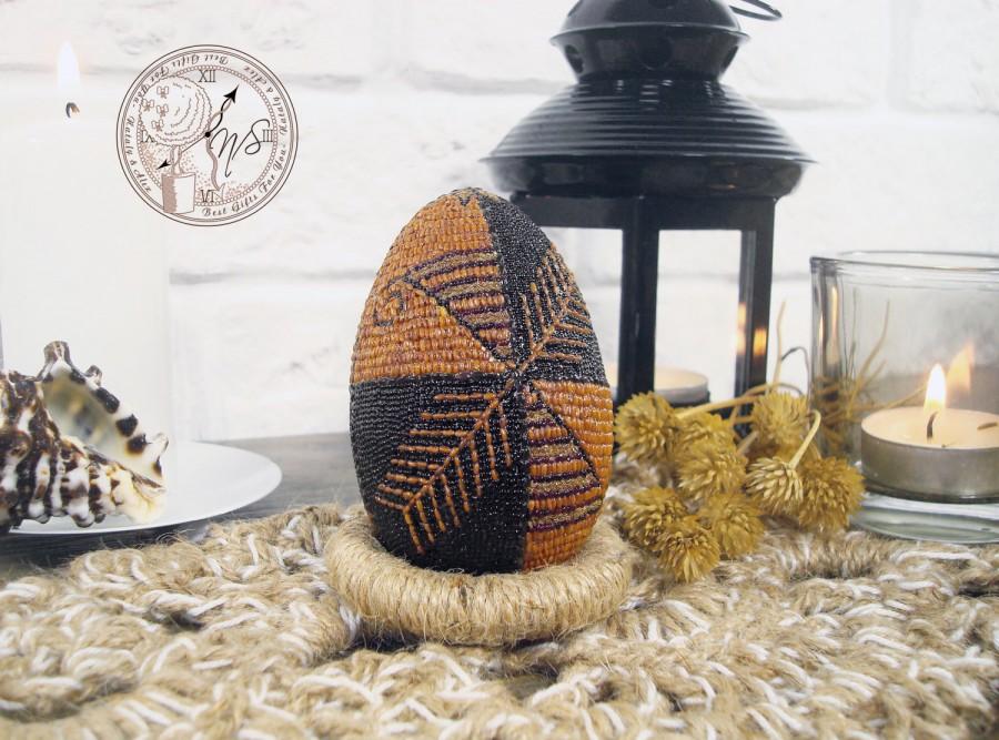 Hochzeit - Easter Egg decorated with seeds - Easter - Easter eggs - Easter decor - Egg