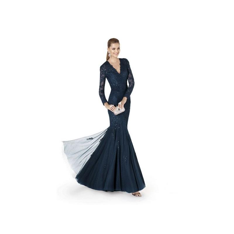 زفاف - Vestido de fiesta de Pronovias Modelo ANALUZ-B - 2015 Vestido - Tienda nupcial con estilo del cordón