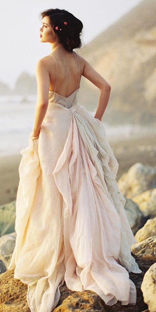 Hochzeit - 24 Peach & Blush Wedding Dresses You Must See