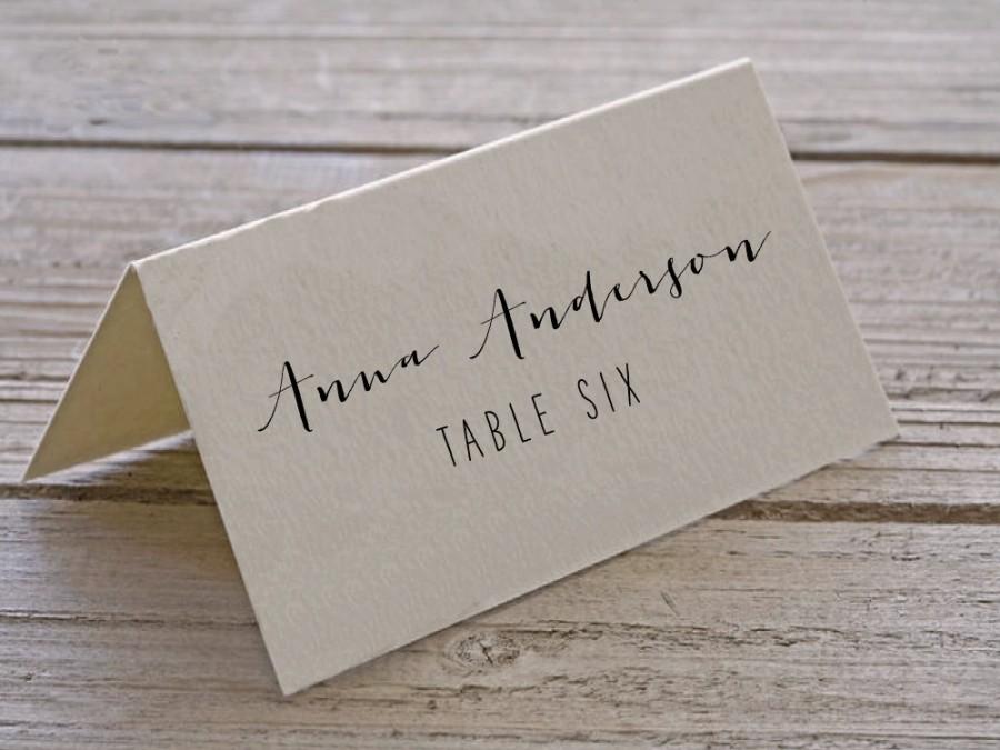 Mariage - Customised Printable Placecards - Escort Cards - Wedding Cards