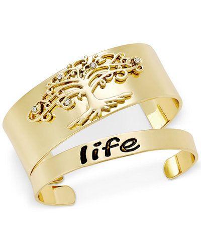زفاف - Inspired Life 2-Pc. Set Tree Of Life Cuff Bracelets