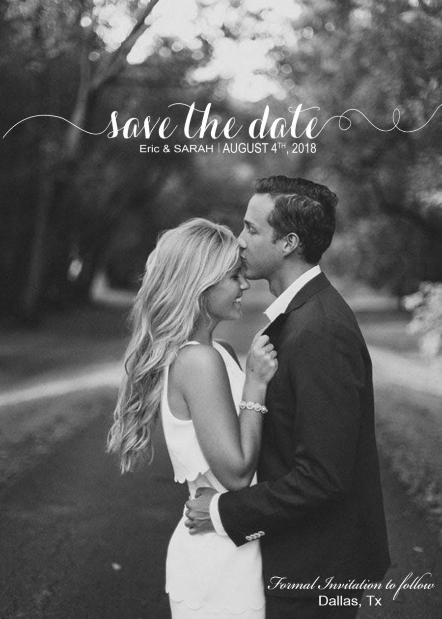 Hochzeit - Save our Date Digital file/ Template