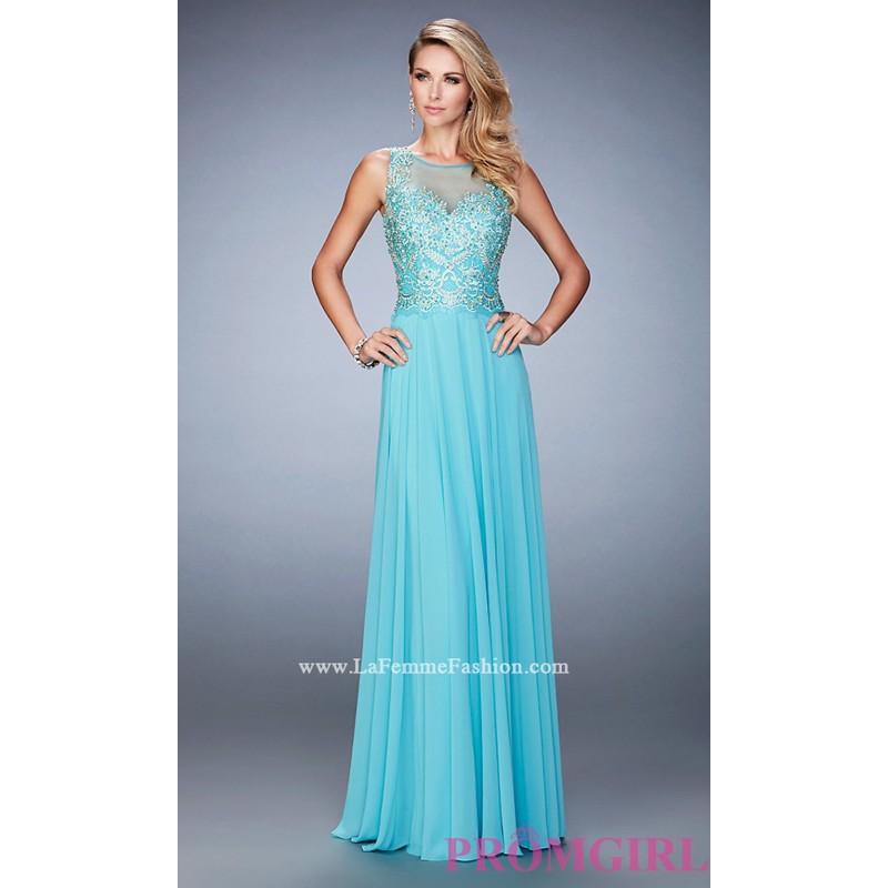 Mariage - Gigi Floor Length Embroidered Prom Dress - Discount Evening Dresses 
