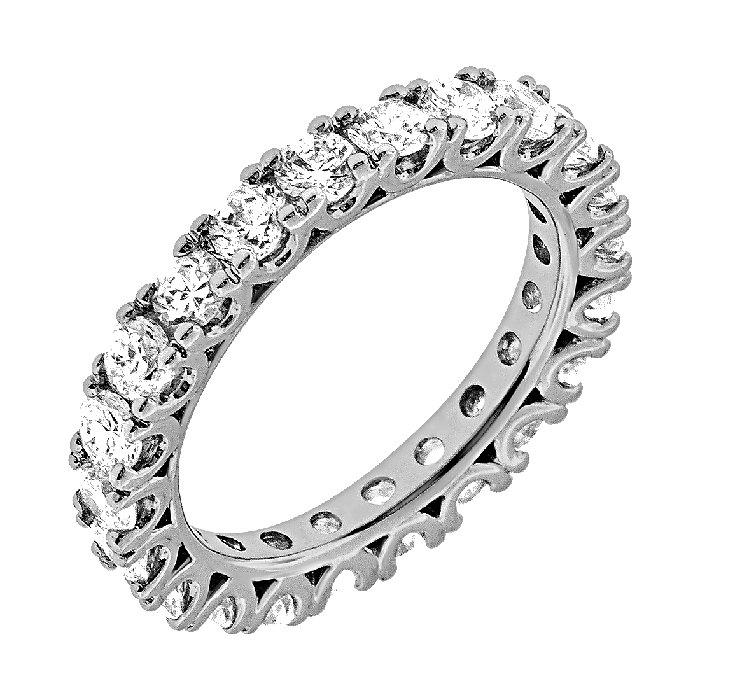Свадьба - Vintage Diamond Wedding Band, Art Deco Diamond Eternity Ring, Art Deco Wedding Band, Womens Diamond Eternity Ring