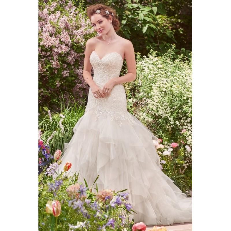 زفاف - Style Millicent by Rebecca Ingram - Sleeveless LaceOrganzaTulle Sweetheart Fit-n-flare Floor length Dress - 2017 Unique Wedding Shop