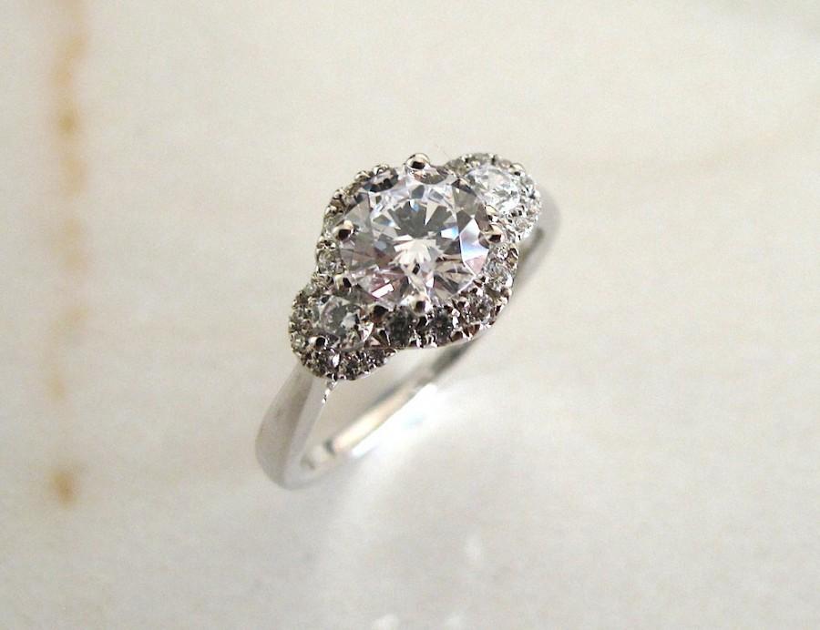 زفاف - AmourJewellery - Fine Handcrafted Engagement Ring; Style RB0220; 14K Gold