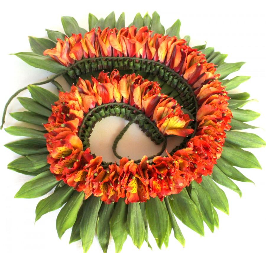 Hochzeit - Hawaiian Leis Necklace Luau Beach Lei Flower Tropical Party