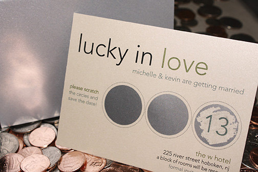 Mariage - Scratch Off Save the Dates