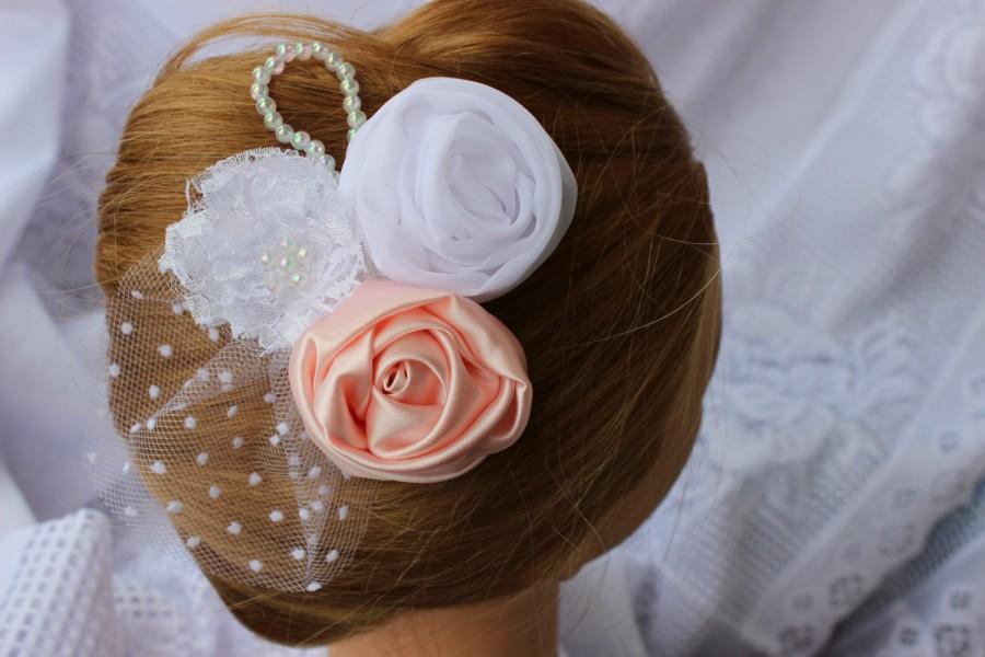 زفاف - Bridal Hair Pin, Bridal Accessories, Wedding hair accessories, Hair flower, Bridal hair clips, Brooch for bridal