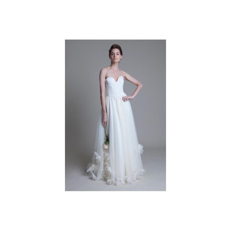 Hochzeit - Halfpenny London Fall 2015 Dress 5 - Sweetheart Full Length A-Line Halfpenny London Fall 2015 Ivory - Nonmiss One Wedding Store