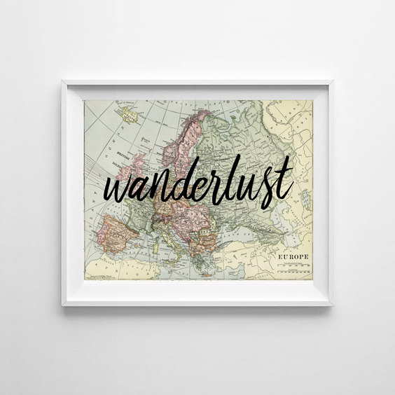 Hochzeit - Instant Download, Wanderlust, Map Poster, Wanderlust Map,  Travel Map, Large map,Typography Art,Vintage Map Poster,Inspirational,Vintage Map
