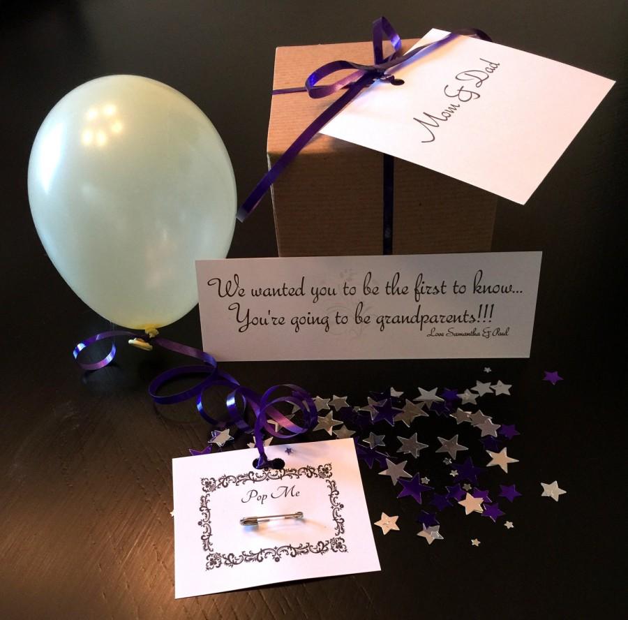 زفاف - Balloon Pop Box – Message in a balloon – Ask Bridesmaid/Maid of Honor to be in wedding – Pregnancy Announcement – Gender Reveal – Prom Date