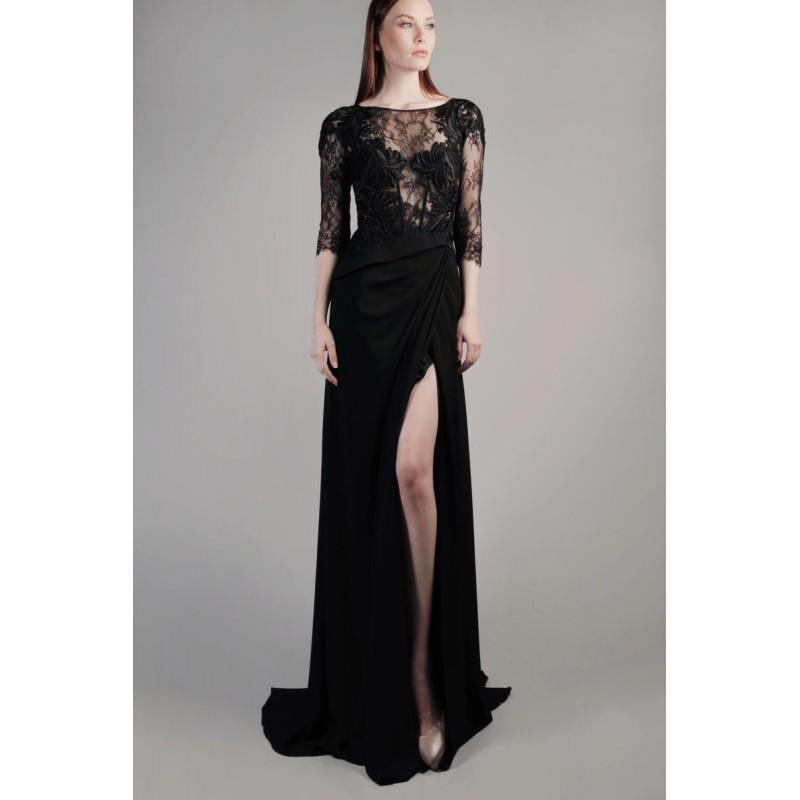 زفاف - Black Beside Couture by GEMY BC-953  Beside Couture by GEMY - Elegant Evening Dresses