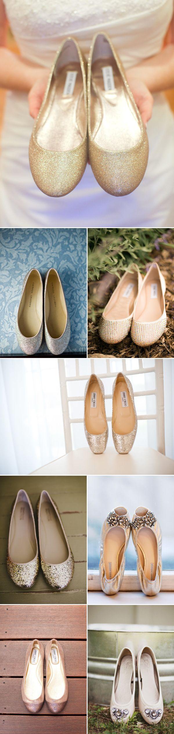Свадьба - Comfort Without Sacrificing Style! 27 Pairs Of Gorgeous Bridal Flats