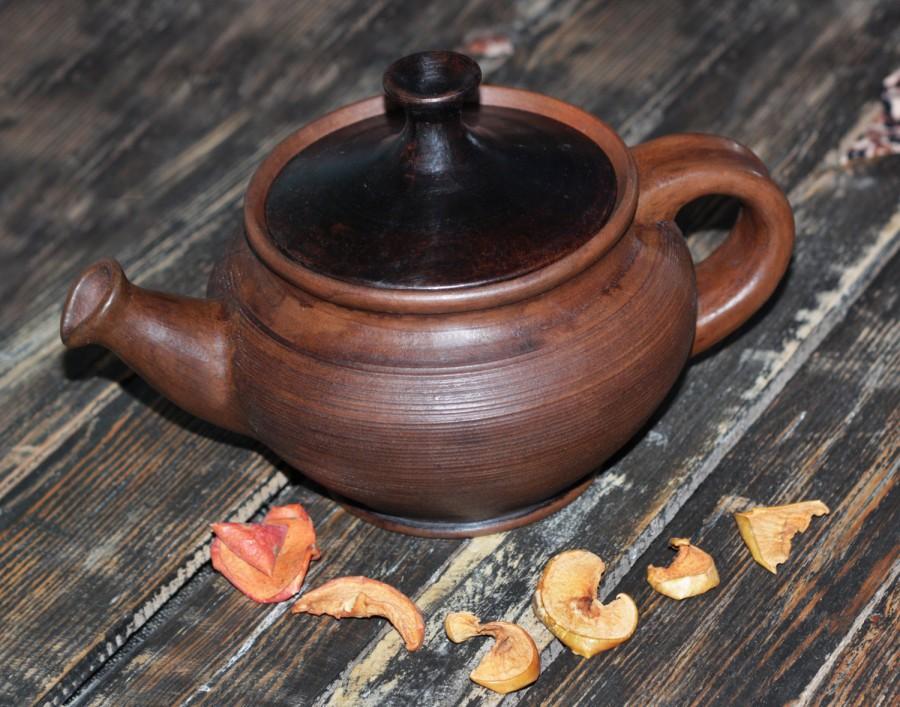 زفاف - Unique ceramic teapot - brown pottery tea pot - large handmade teapot with lid - wheel thrown pottery - unglazed stoneware - rustic gift