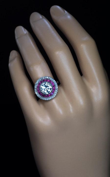 Mariage - Edwardian / Early Art Deco 2 Ct Diamond Vintage Engagement Ring