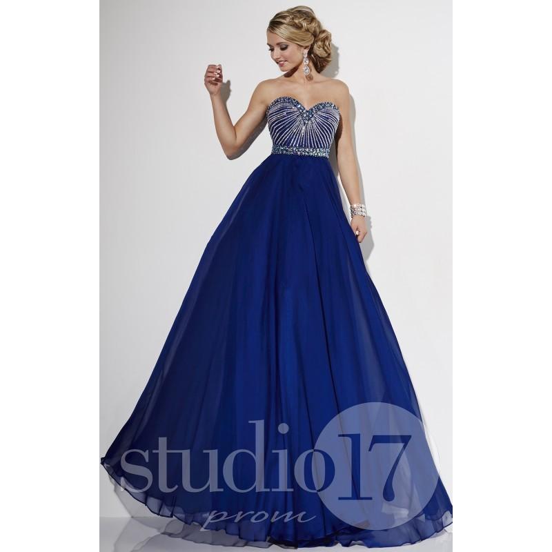 زفاف - Fuchsia Studio 17 12555 - Chiffon Dress - Customize Your Prom Dress