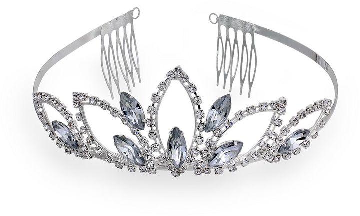 Hochzeit - Crystal Allure Lotus Petal Tiara Headband