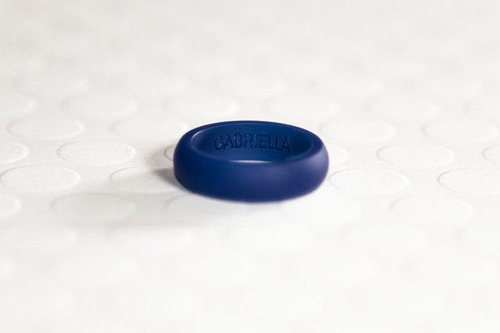 زفاف - Personalized Silicone Ring - Royal Blue Women's Silicone Wedding Band Safe Ring Gift for Wife Ring Gift For Her Gift