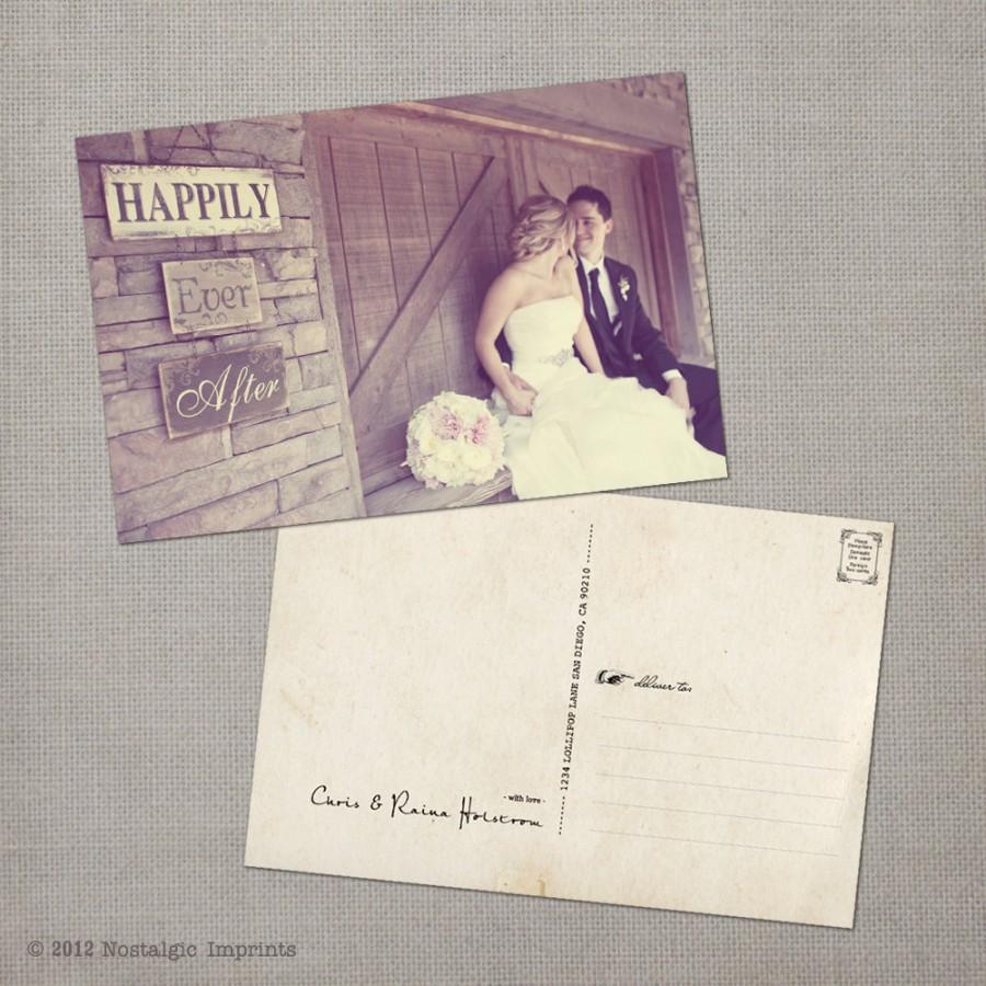 Mariage - Vintage Wedding Thank You Cards / Wedding thank yous / Wedding Thank You Cards / Thank you Cards / Thank yous / Thank you card - the "Raina"