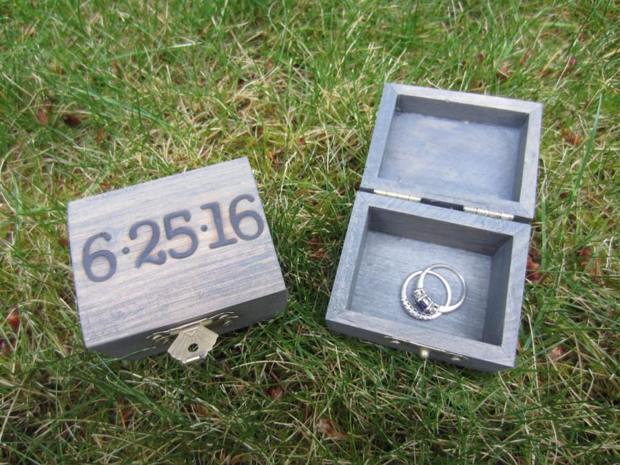 زفاف - Beach ring box, beach ring bearer box, beach wedding decor, ring holder, nautical ring box, nautical wedding decor, custom ring box