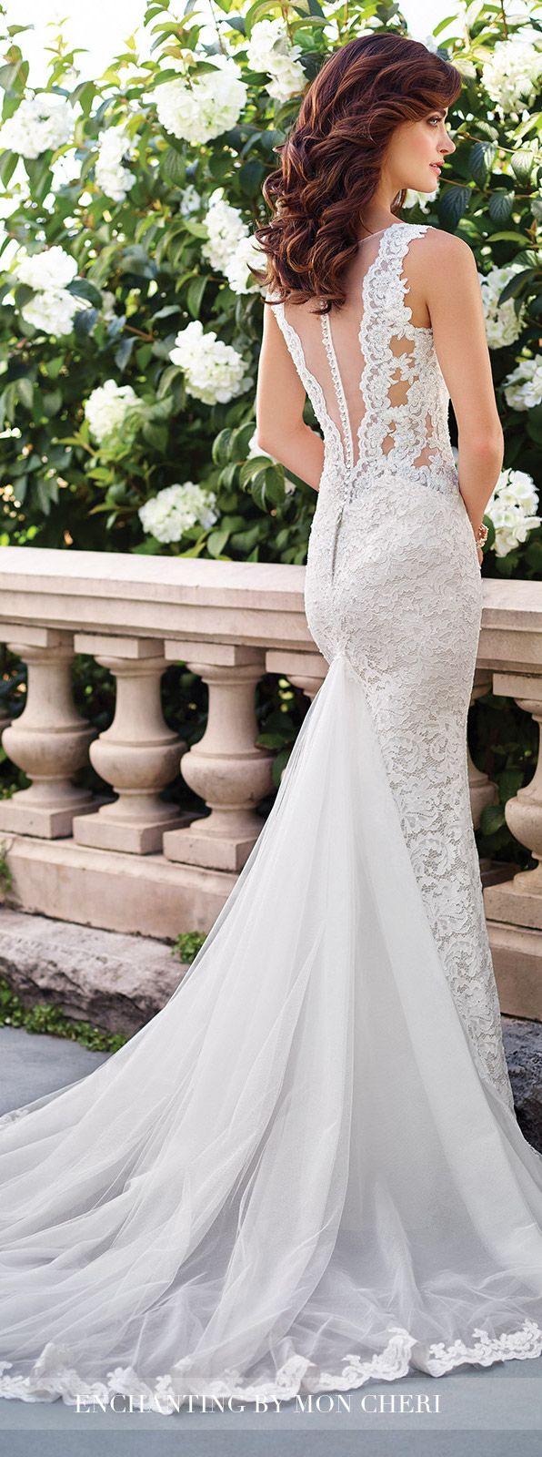 زفاف - Sleeveless Chiffon Wedding Dress- 117186- Enchanting By Mon Cheri