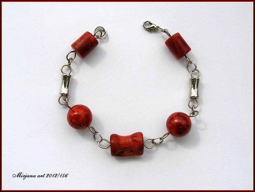 Mariage - Coral bracelets, beaded bracelets, red coral bracelet, retirement gift, birthday gift, handmade bracelet, anniversary gift, gift for woman