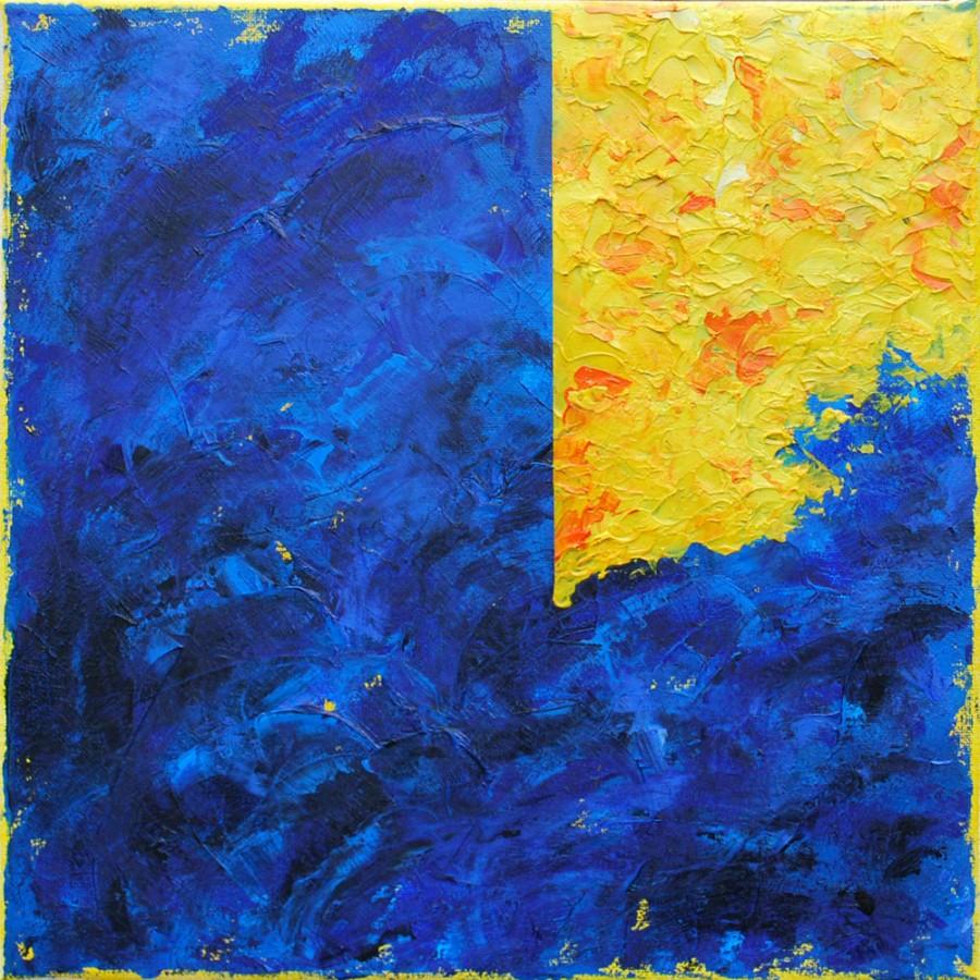 Original Abstract Contemporary Oil Painting, Modern