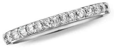 Wedding - 1/3 CT. T.W. Colorless Diamond Wedding Band in 18K White Gold