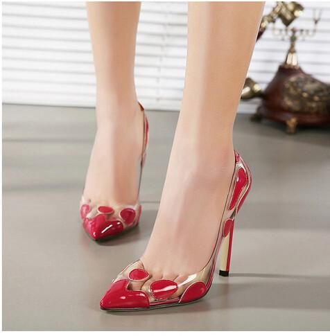 Hochzeit - High Heels Women Wedding Shoes Pumps For 2015 On Platform Bottom Pumps